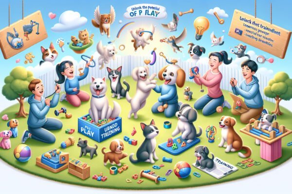 Engaging pet games for training