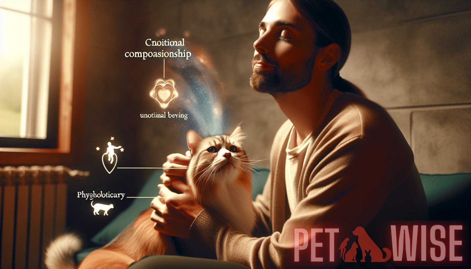 Illustration for section: Pets provide companionship and unconditional love, which can help alleviate feelings of loneliness a - pet adoption impact